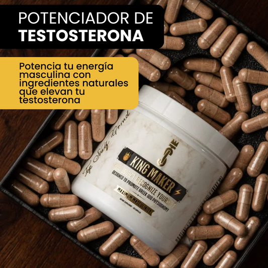 KING MAKER - POTENCIADOR DE TESTOSTERONA ⭐⭐⭐⭐⭐ (4.93 / 5.0) + 1000 Valoraciones