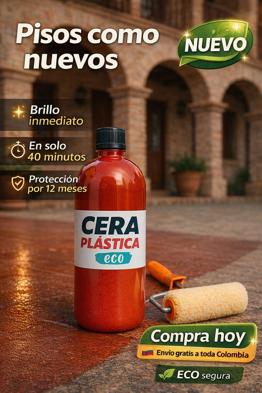 💎 CERA PLÁSTICA PROFESIONAL 100% ECOLÓGICA ☘️– ¡Renueva tus Pisos en 40 Minutos!💥