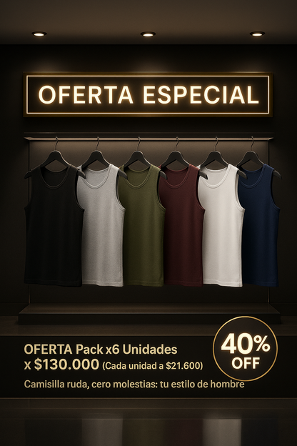 CAMISILLA PREMIUM 100% ALGODON