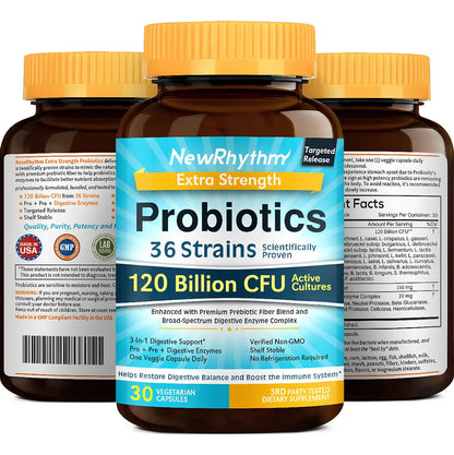 Probioticos CFU 120 Billion NewRhythm