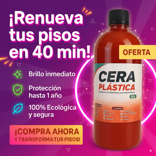 💎 CERA PLÁSTICA PROFESIONAL 100% ECOLÓGICA ☘️– ¡Renueva tus Pisos en 40 Minutos!💥